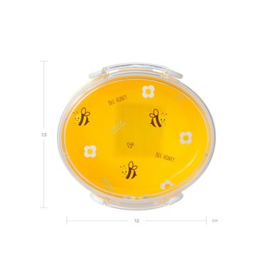 Contenedor para Lonchera Bee Series Amarillo 380Ml