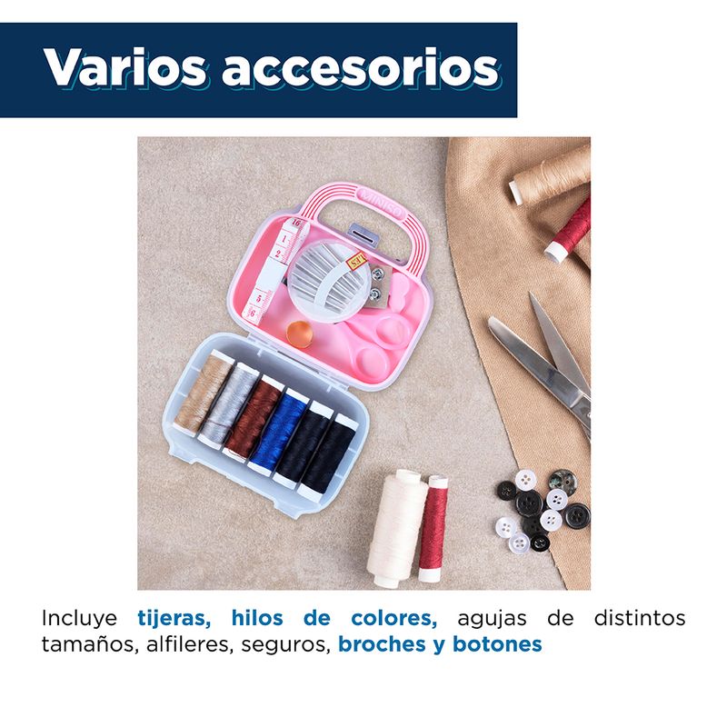 Organizador-de-Plastico-de-Costura-con-Asa-Rosa-5-13785