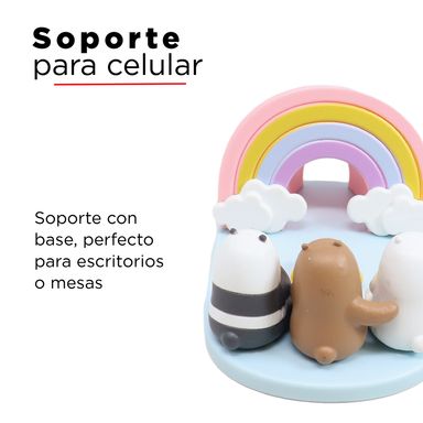 Soporte para Celular de Escritorio Watch The Rainbow Osos Escandalosos.
