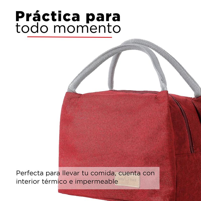 Lonchera-de-Color-Solido-de-Gran-Capacidad-Rojo-3-13936
