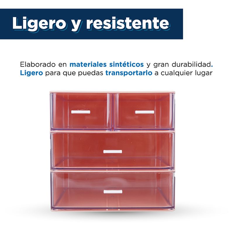 Organizador-de-Escritorio-con-4-Cajones-Rosa-3-13817