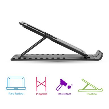 Soporte para Laptop para Escritorio Negro