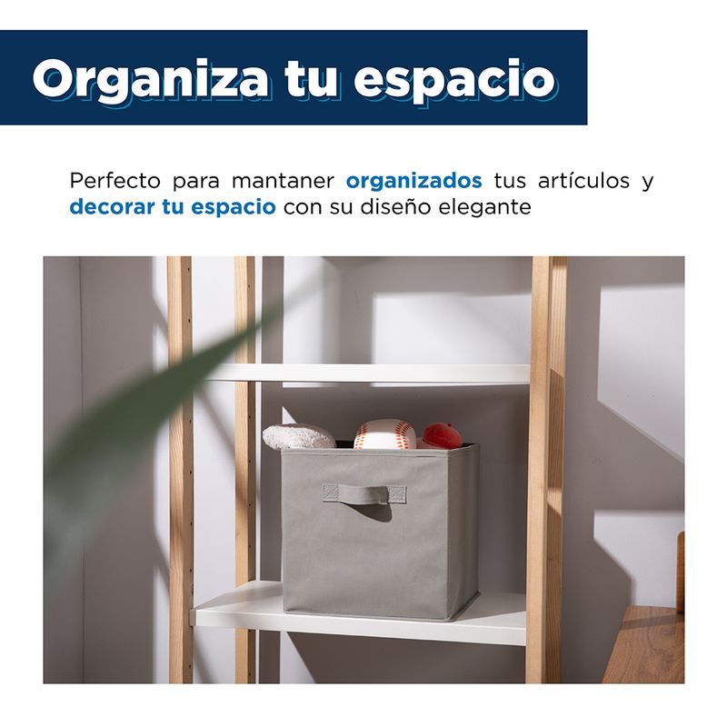 Cubo-de-Almacenamiento-de-Tela-No-Tejida-Gris-4-13830