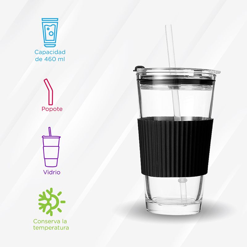Vaso-de-Vidrio-con-Pitillo-Y-Protector-de-Silicona-Negro-460-Ml-2-13953
