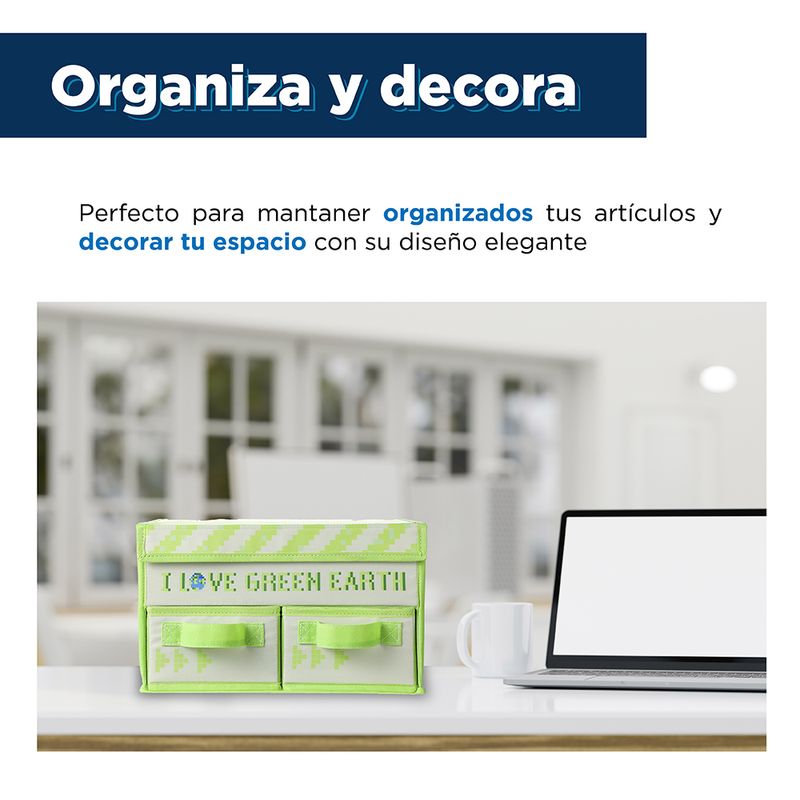 Organizado-de-Tela-con-Cajones-I-Love-Earth-Verde-4-13834
