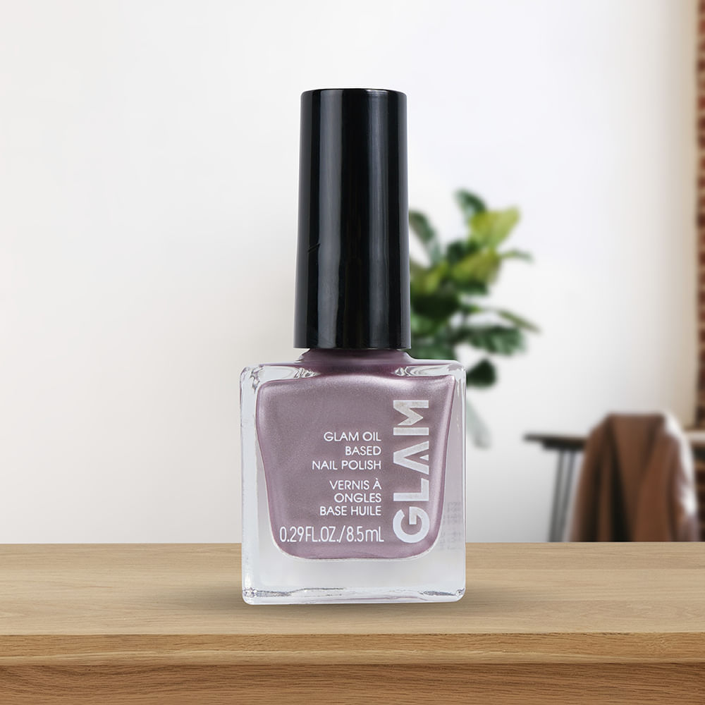 Esmalte para Uñas A Base de Aceite Rosa Metalico