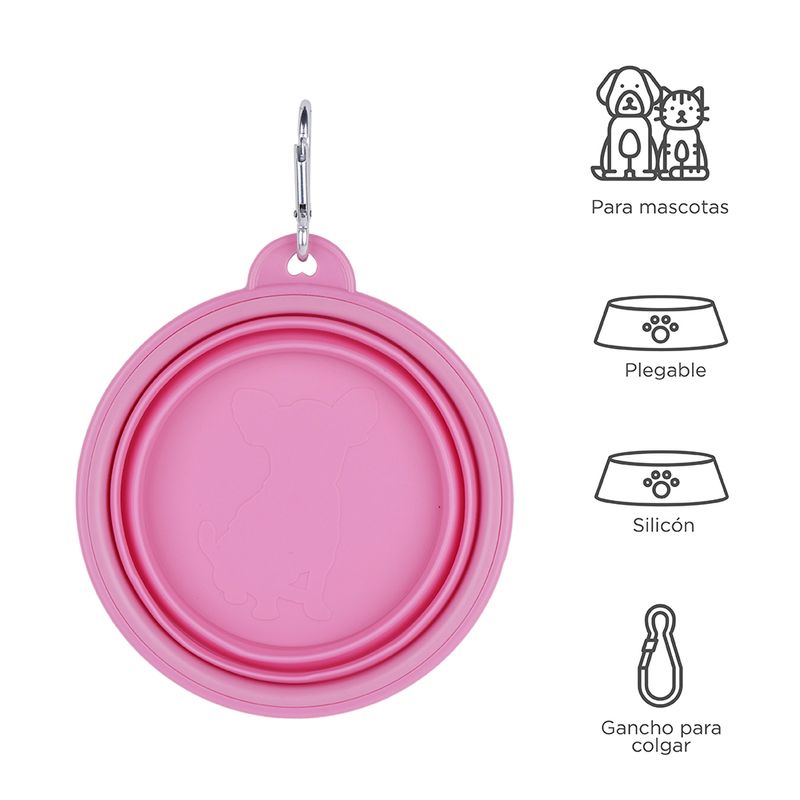 Tazon-Plegable-Portatil-de-Mascota-Pet-Series-Peque-o-Rosa-3-13977