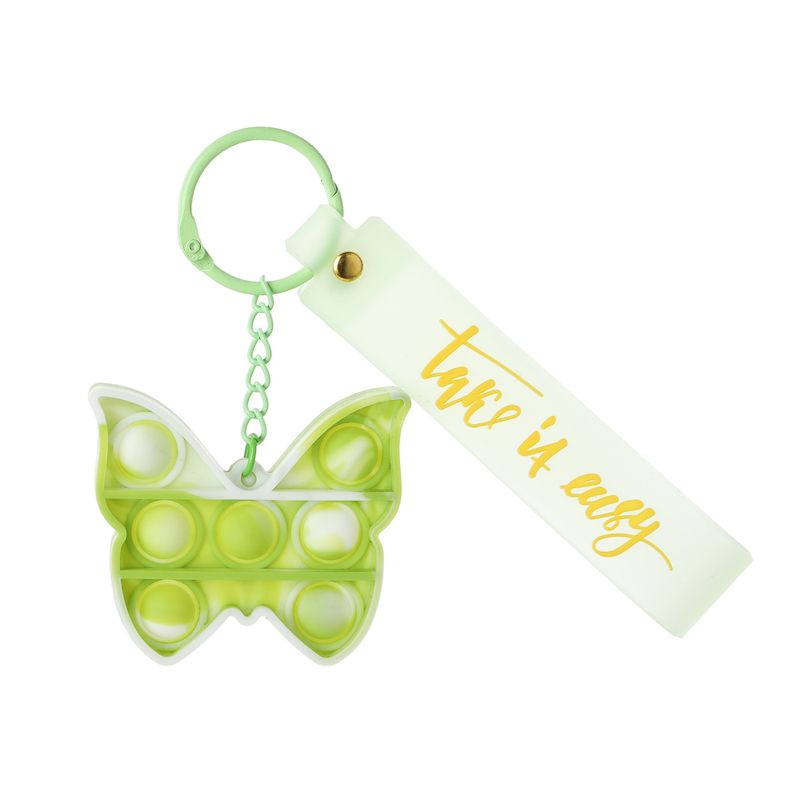Llavero-Anti-Estres-Tie-Dye-de-Mariposa-Verde-1-13557