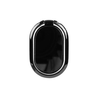 Soporte de Anillo de Metal de Telefono Brillante Negro