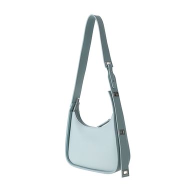 Bolso de Hombro  con Correa Ajustable de Color Solido Azul Claro