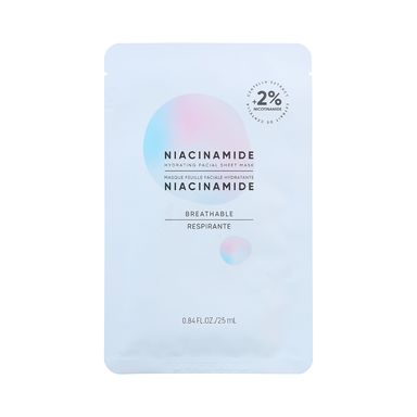 Mascarilla de Lamina Facial Hidratante de Niacinamida