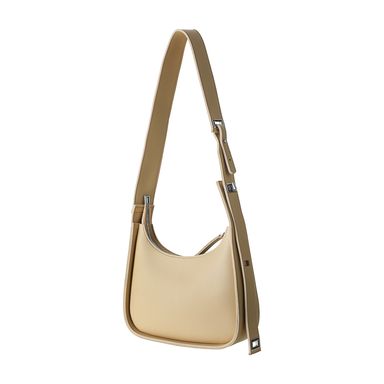 Bolso de Hombro  con Correa Ajustable de Color Solido Albaricoque