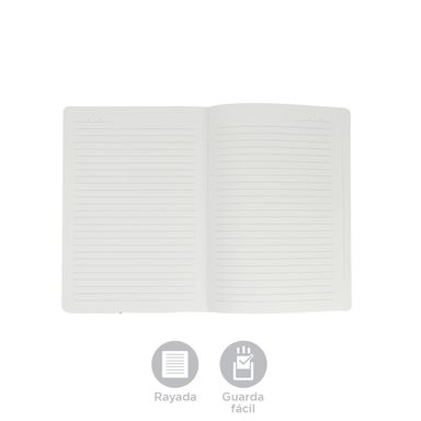 Cuaderno Estampado con Plan Mensual Rojo 160 Hojas