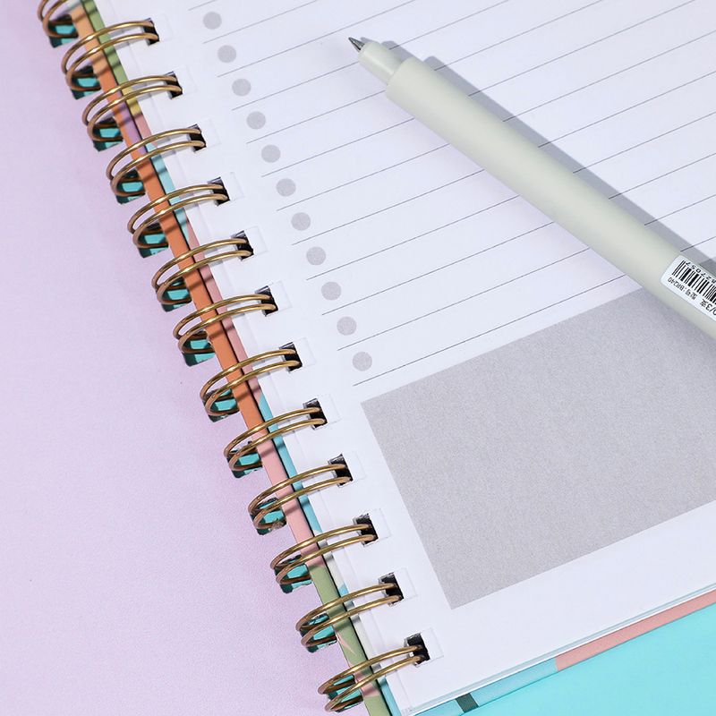 Libreta-con-Espiral-A5-Dazzling-World-Banda-Morada-100-Hojas-4-14730