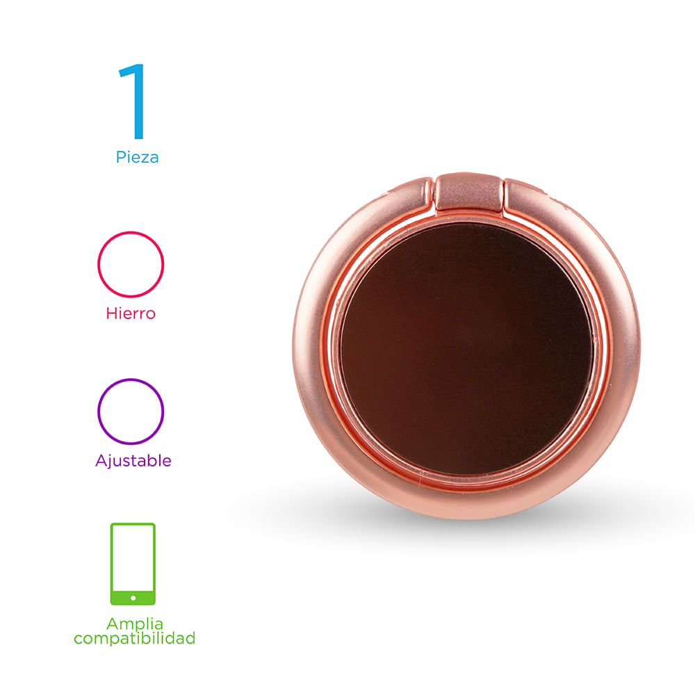 Soporte de anillo para teléfono celular, soporte de dedo Allengel  compatible con iPhone y otros teléfonos Android (rosa dorado rosado) – Yaxa  Colombia