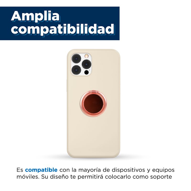 Soporte de anillo para teléfono celular, soporte de dedo Allengel  compatible con iPhone y otros teléfonos Android (rosa dorado rosado) – Yaxa  Colombia