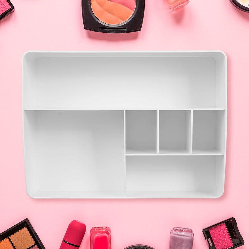 Organizador de maquillajes de plástico de calidad premium – Yaxa Colombia