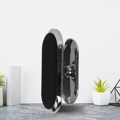 Soporte para Celular para Automovil Magnetico con Rotacion 360 Plateado