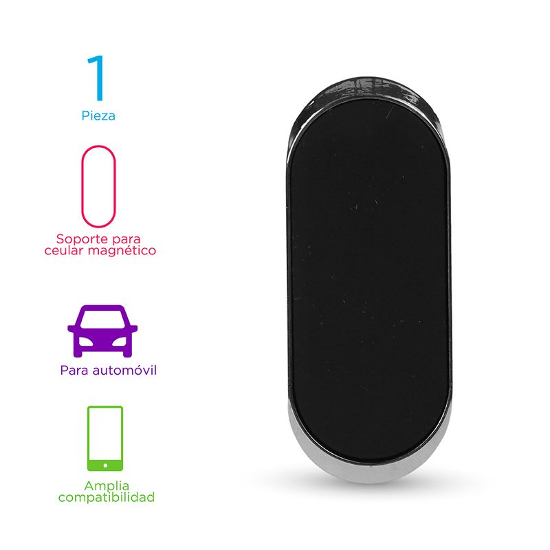 Soporte-para-Celular-para-Automovil-Magnetico-con-Rotacion-360-Plateado-3-14824
