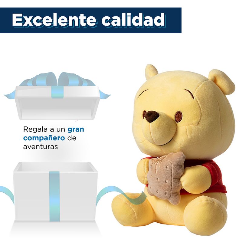 Peluche-Colecci-n-de-Disney-Winnie-The-Pooh-Sentado-con-Galleta-8-14658