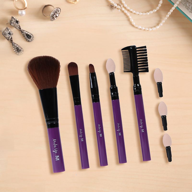 Set-de-Brochas-de-Maquillaje-con-Puntas-Aplicadoras-de-Sombras-de-Ojo-Morado-5-Pzas-2-14747