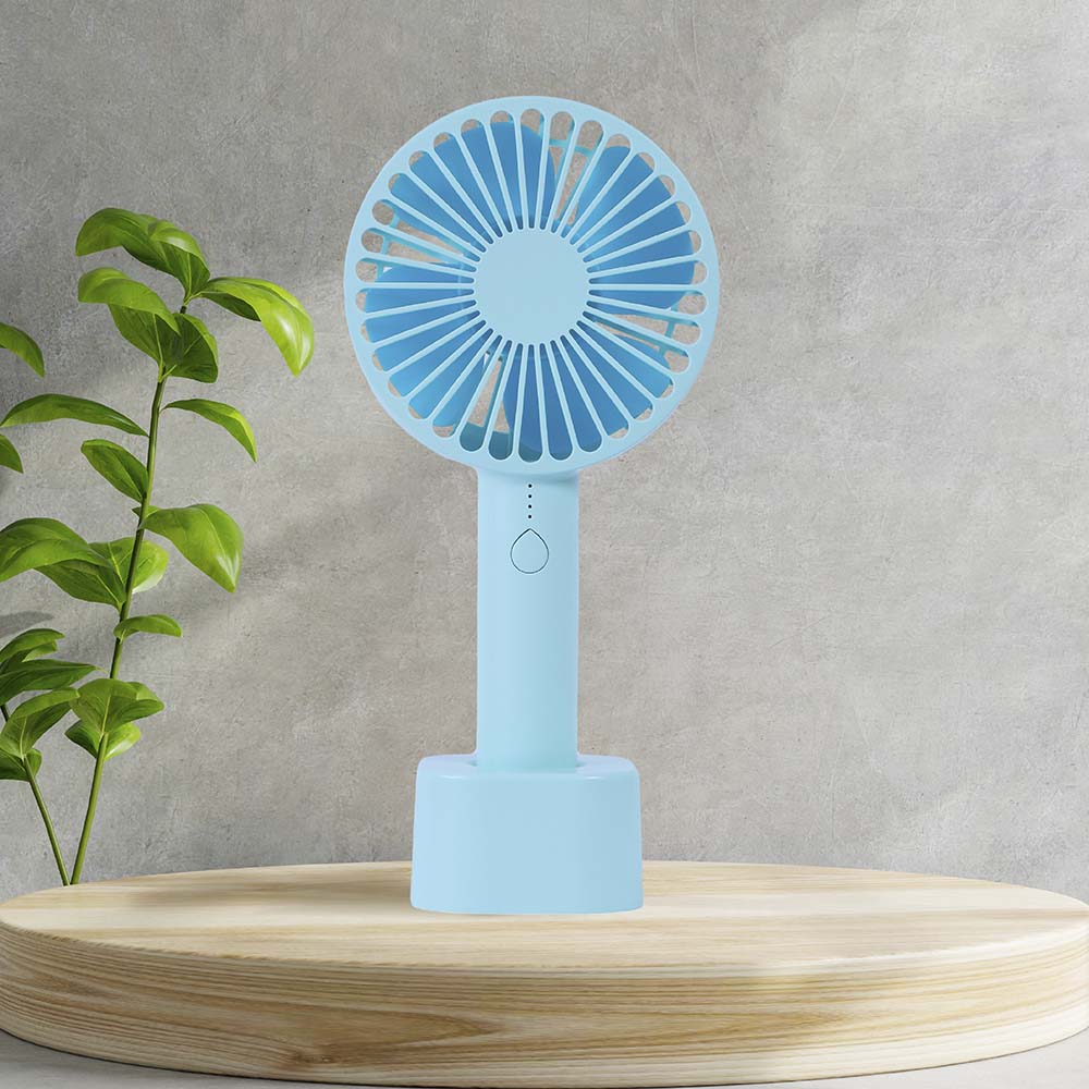 Ventilador de Mano Azul  Menaje en