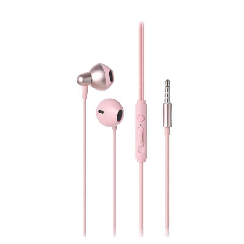 Audifono Jack Auriculares Color Rosa