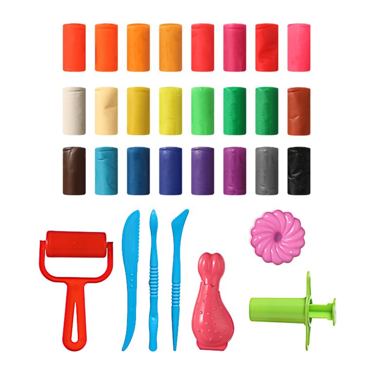 Kit de Pintura Mini Cm con 6 Colores y 1 Pincel de Unicornio