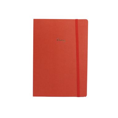 Cuaderno Estampado con Plan Mensual Rojo 160 Hojas