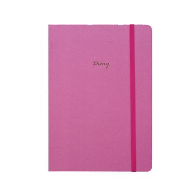 Cuaderno Estampado con Plan Mensual Fucsia 160 Hojas