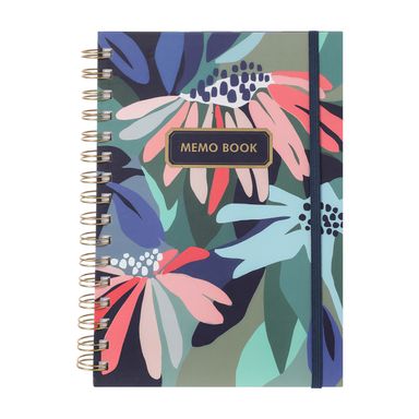 Libreta con Espiral A6 Dazzling World Banda Azul Obscuro 90 Hojas