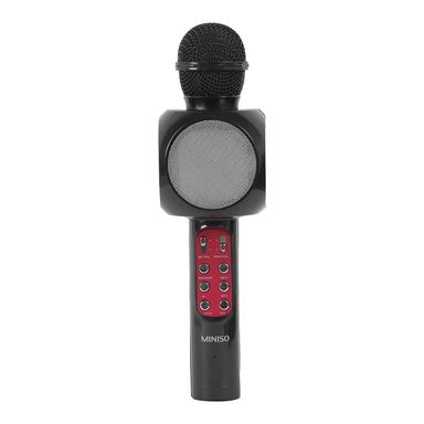 Microfono de Karaoke con Bocina Inalambrica con Luces de Colores Modelo Kg13 Negro