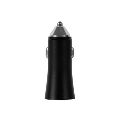 Cargador Negro 6.5 Cm 20 W  20W Puerto Dual Cargador de Automovil Rapido  Modelo Usb y Tipo C: Sc310 Color Negro