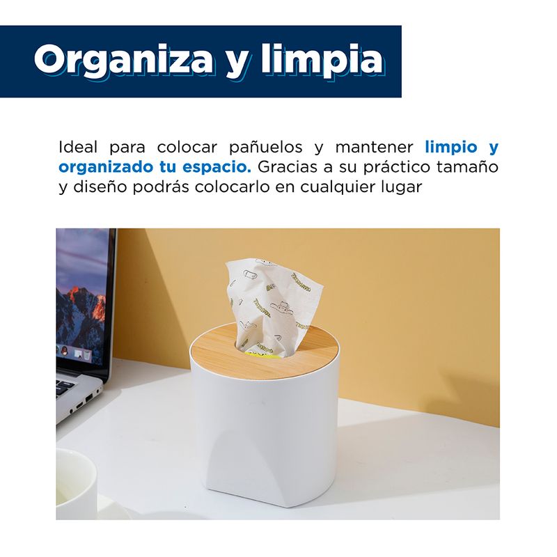 Cubierta de caja de pañuelos de papel Toile francés