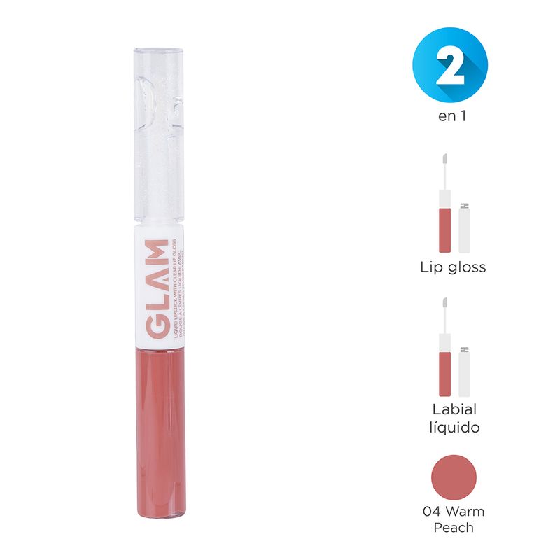 Labial-Liquido-de-Doble-Punta-con-Brillo-Glam-04-Warm-Peach-3-15683