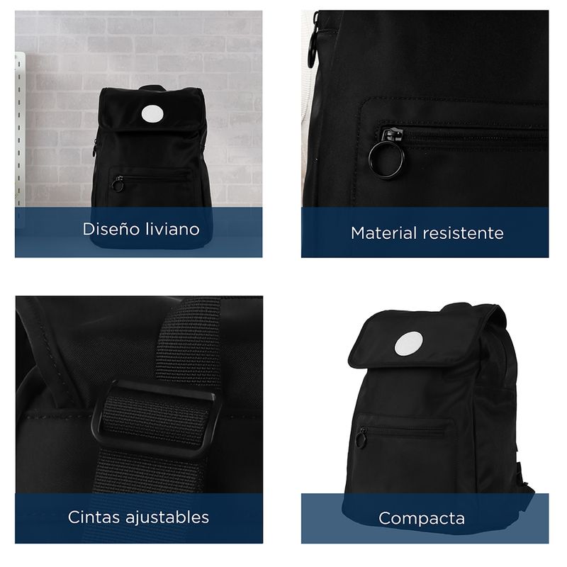Morral-con-Solapa-Fruity-Fairy-3-0-Miniso-Negro-6-14903