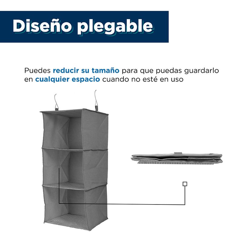 Organizador-de-Tela-Eco-Collection-de-3-Niveles-Gris-4-15538