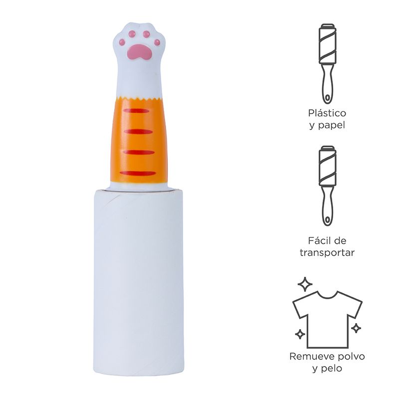 Rodillo Sticky Roller Quita Pelo Mascotas Residuos + Mini Rodillo Port –  Cómpralo en casa