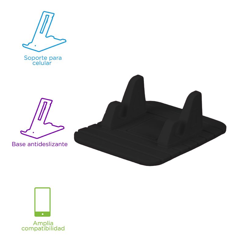 Soporte-de-Coche-para-Celular-Silicon-Negro-Miniso-3-15799