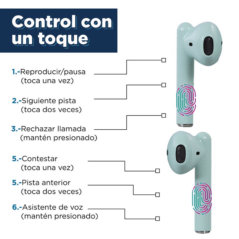 Auriculares-Inalambricos-Mode-lo-S88-Verde-Menta-Miniso-4-15771