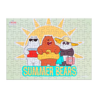 Rompecabezas We Bare Bears Recorrido Por La Playa 1000 Pzas