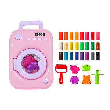 Caja de  Plastilina en Lavadora Rosa