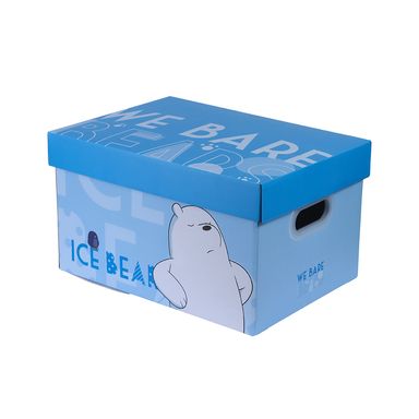 Caja de  Almacenamiento de  Cartón We Bare Bears Collection 5.0 Ice Bear