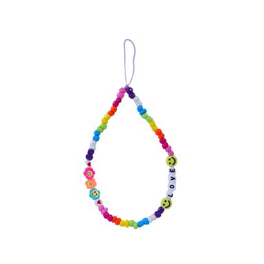 Colgante para Celular Cuentas de  Colores  Love