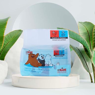 Toallitas Húmedas We Bare Bears Collection  1 Toallita * 30 Paquetes