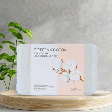 Almohadillas Faciales de  Algodon  240 Unidade s