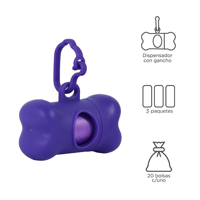 Bolsas-para-de-sechos-de-Mascotas-de-gradables-Estuche-3X20-Purpura-Bolsas-para-de-sechos-de-Mascotas-de-gradables-Estuche-3X20-Purpura-3-15493