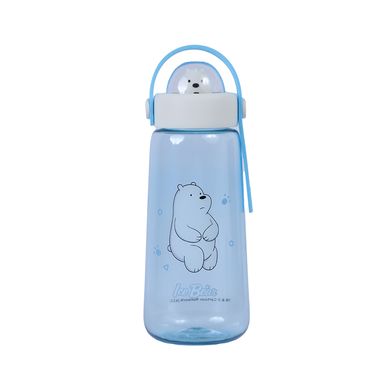 Cilindro de  Plastico We Bare Bears Collection con de coracion  Azul