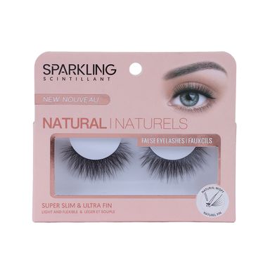 Pestanas Postizas Naturales 02 Sparkling Star Series  1 Par