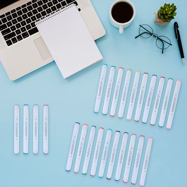 Set De Marcadores Doble Punta Lavable  24 Colores